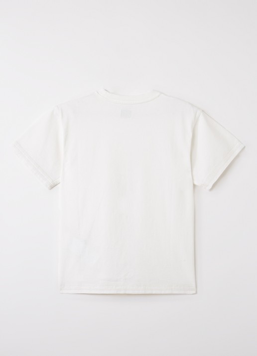 C.P. Company T-shirt met logoprint - voorkant 2 gebroken wit