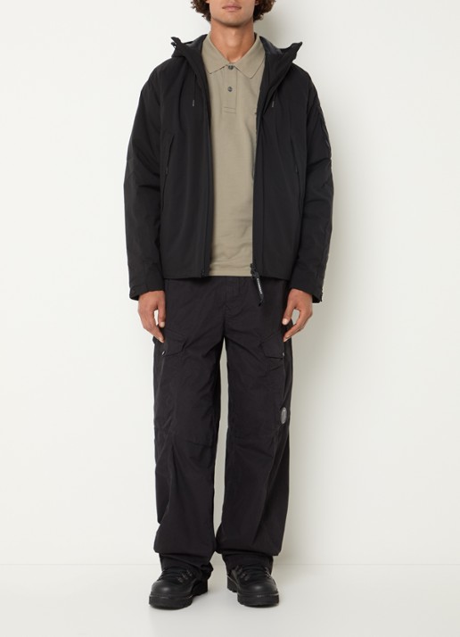 C.P. Company Wide fit broek met steekzakken - voorkant 5 zwart