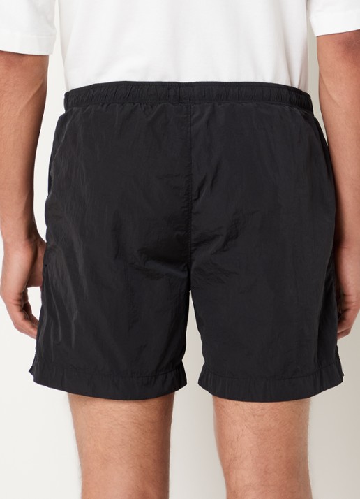 C.P. Company Zwemshorts met logo en steekzakken - achterkant zwart