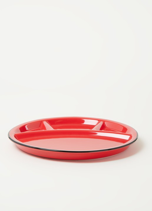 Cabanaz Fonduebord 24,5 cm - voorkant 2 steenrood