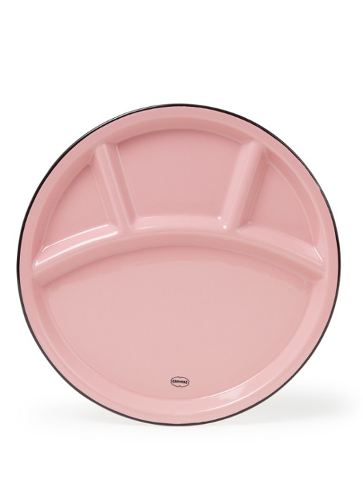 Cabanaz Fonduebord 24 cm - voorkant oudroze