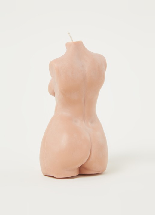caïa Hera kaars 300 gram - detail perzikroze