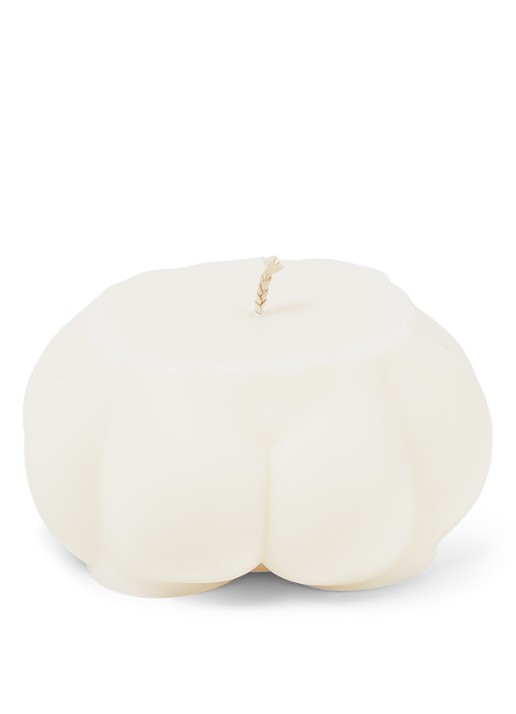 caïa Le Derrières Disc kaars - voorkant gebroken wit