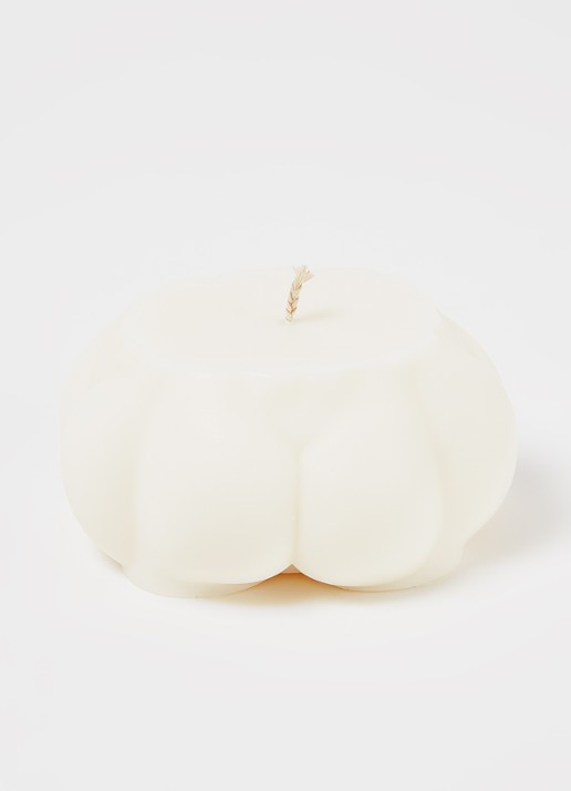 caïa Le Derrières Disc kaars - voorkant 2 gebroken wit