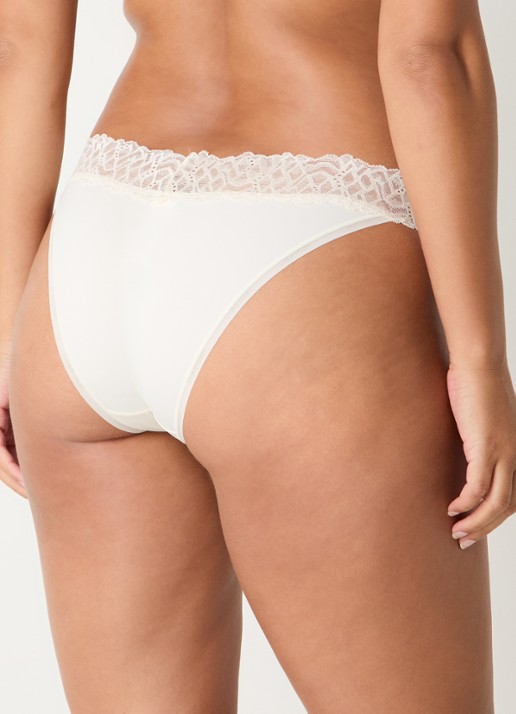 Calvin Klein Attraction slip met details van kant - achterkant 8 ivoor
