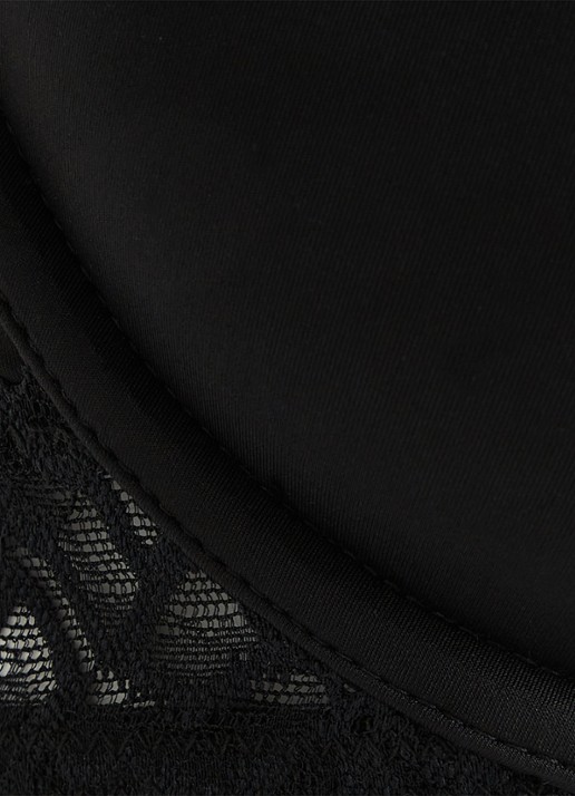 Calvin Klein Balconette BH met details van kant - detail 5 zwart