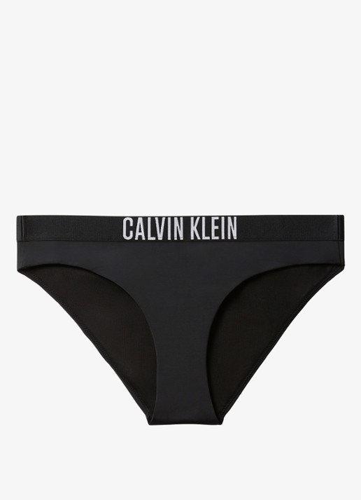 Calvin Klein Bikinislip met logoband - voorkant 2 zwart