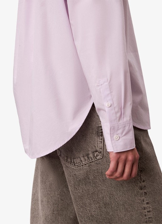 Calvin Klein Blouse met borstzak - detail 6 lila