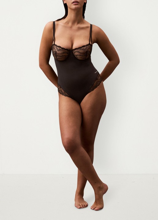 Calvin Klein Bodysuit van kant