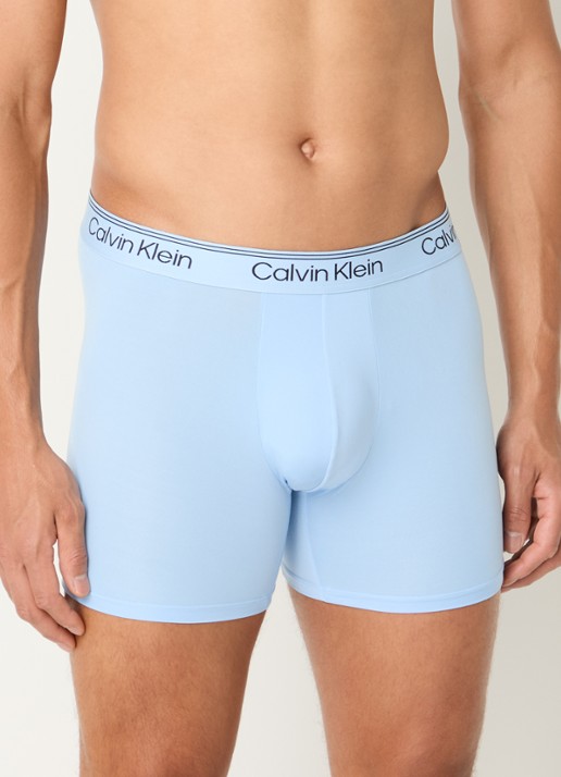 Calvin Klein Boxershorts met logoband in 3-pack - detail 2 donkerblauw