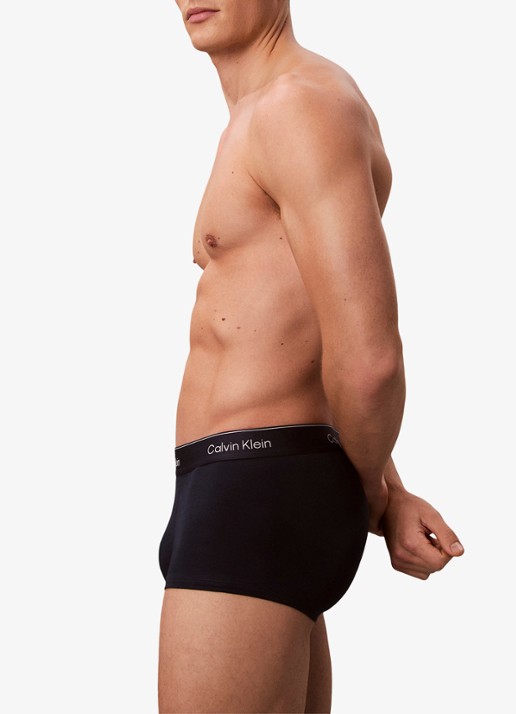 Calvin Klein Boxershorts met logoband in 3-pack - detail 4 grijs