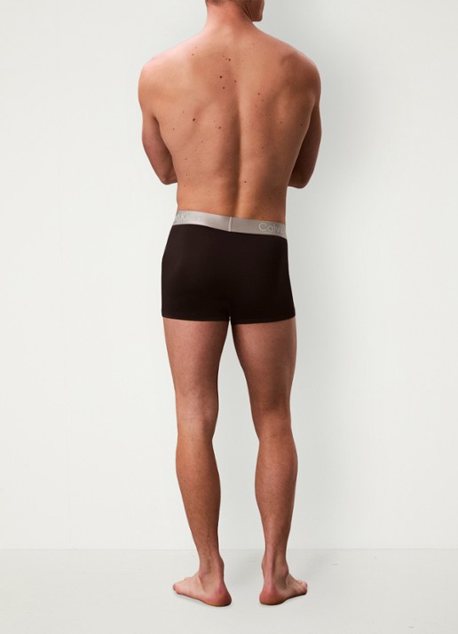 Calvin Klein Boxershorts met logoband in 3-pack - achterkant 5 beige