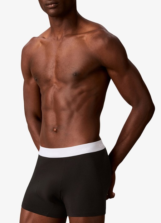 Calvin Klein Boxershorts met logoband in 3-pack - detail 5 blauw