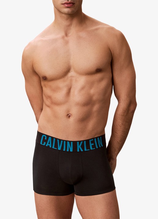 Calvin Klein Boxershorts met logoband in 3-pack - detail 2 zwart