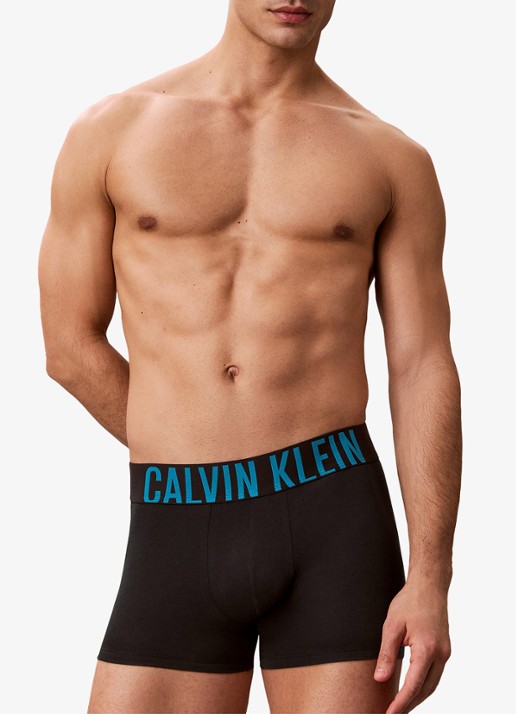 Calvin Klein Boxershorts met logoband in 3-pack - detail 3 zwart