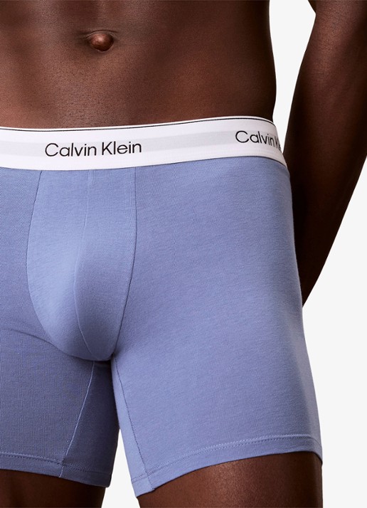 Calvin Klein Boxershorts met logoband in 3-pack - detail 5 wit