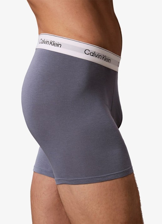 Calvin Klein Boxershorts met logoband in 3-pack - detail 3 beige