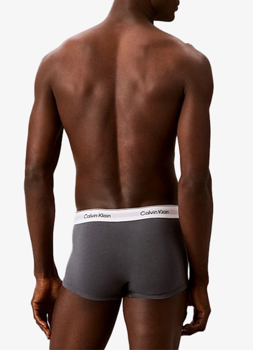 Calvin Klein Boxershorts met logoband in 3-pack - achterkant 3 wit