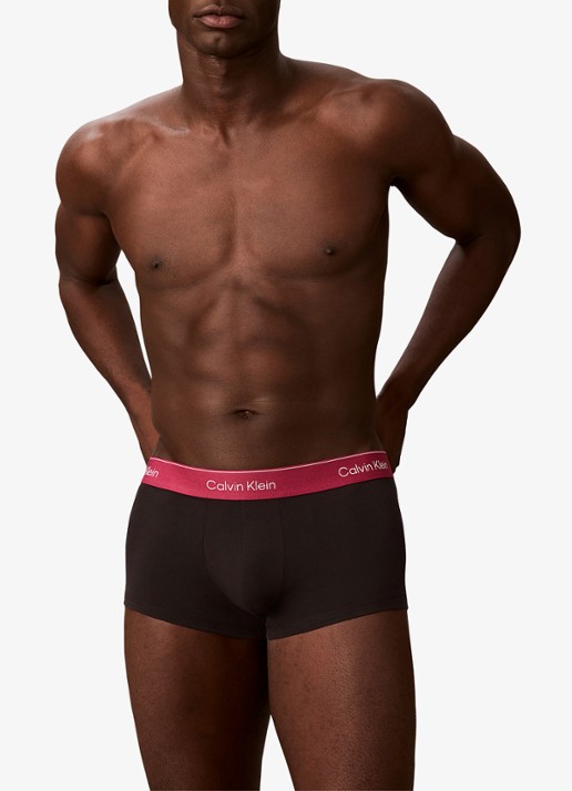 Calvin Klein Boxershorts met logoband in 3-pack - detail 4 blauw