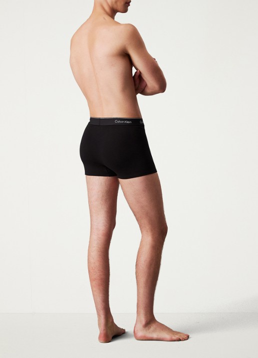 Calvin Klein Boxershorts met logoband in 3-pack - detail 3 diepzwart