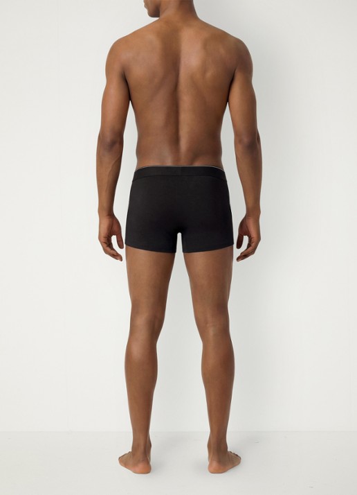 Calvin Klein Boxershorts met logoband in 3-pack - achterkant 4 zwart