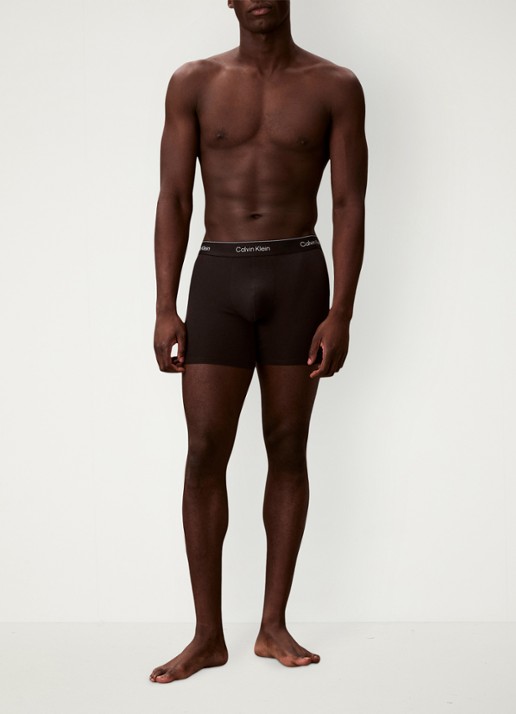 Calvin Klein Boxershorts met logoband in 5-pack - voorkant 5 blauw