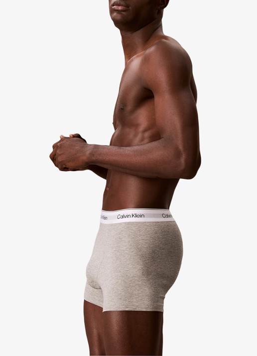 Calvin Klein Boxerslips met logoband in 3-pack - detail 2 paars