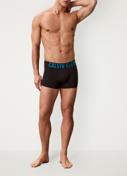 Calvin Klein Boxerslips met logoband in 3-pack - voorkant 5 multicolor