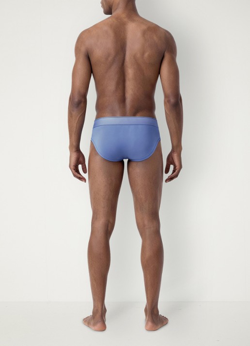 Calvin Klein Boxerslips met logoband in 3-pack - achterkant blauw