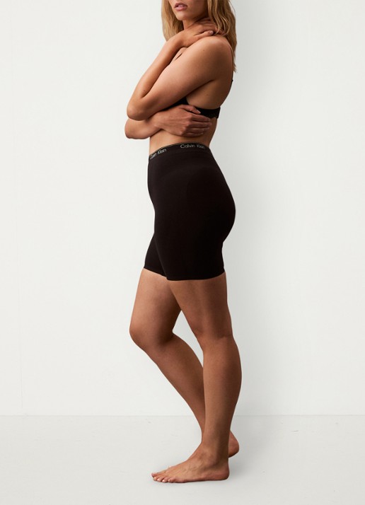 Calvin Klein Corrigerende short met logoband - detail 6 zwart