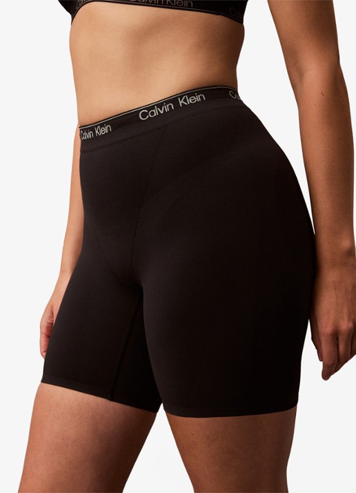 Calvin Klein Corrigerende short met logoband - detail 7 zwart