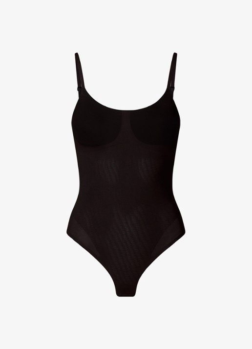 Calvin Klein Corrigerende string body - voorkant 7 zwart
