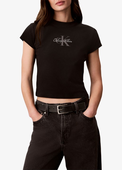 Calvin Klein Cropped T-shirt met logo