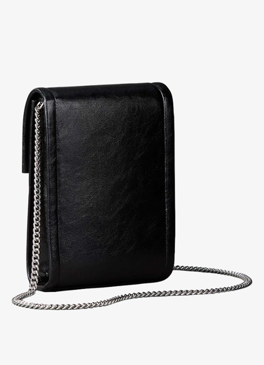 Calvin Klein Crossbodytas met logo - achterkant 2 zwart