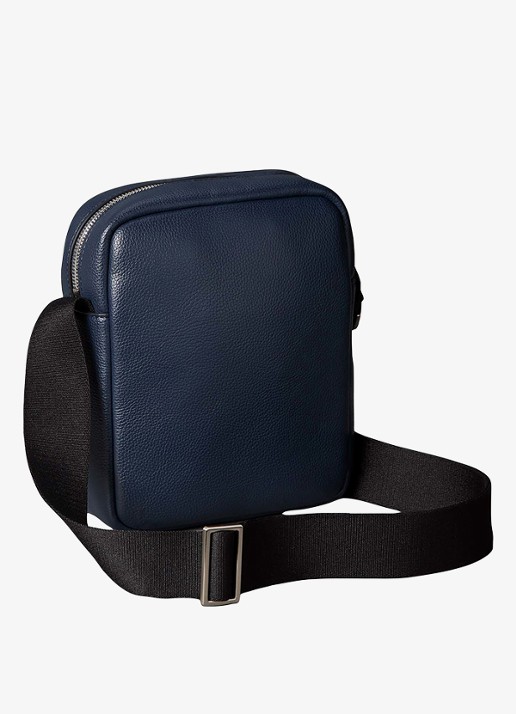 Calvin Klein Crossbodytas met verstelbare schouderriem en logo - achterkant 4 blue nights-cci