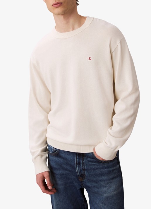 Calvin Klein Fijngebreide trui met logo
