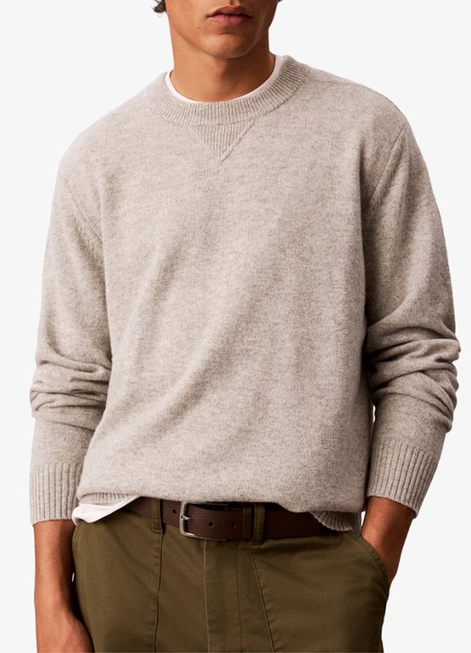 Calvin Klein Fijngebreide trui van wol