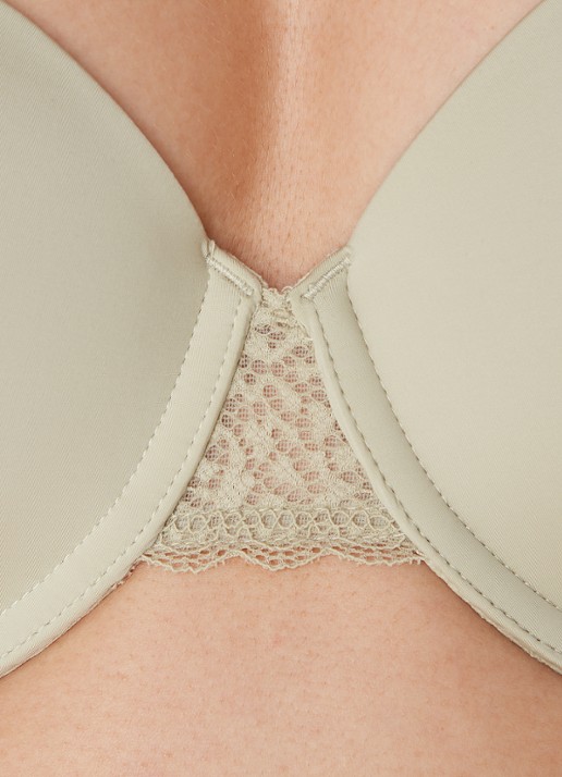 Calvin Klein Flirty voorgevormde balconette bh met kant - detail 2 lindegroen
