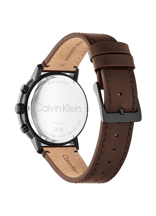 Calvin Klein Gauge horloge CK25200498  - detail 4 donkerbruin