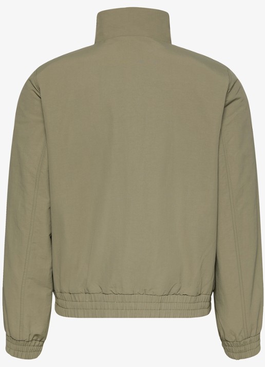 Calvin Klein Gewatteerd jack met logo - achterkant dusty olive-ldy /  groen