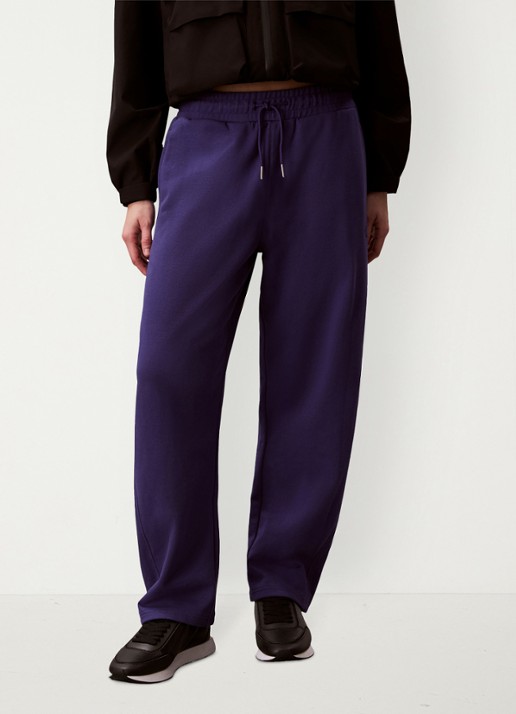 Calvin Klein High waist straight fit joggingbroek met steekzakken