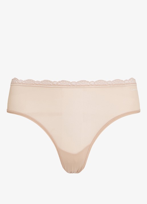 Calvin Klein Hipster met logo - voorkant beige