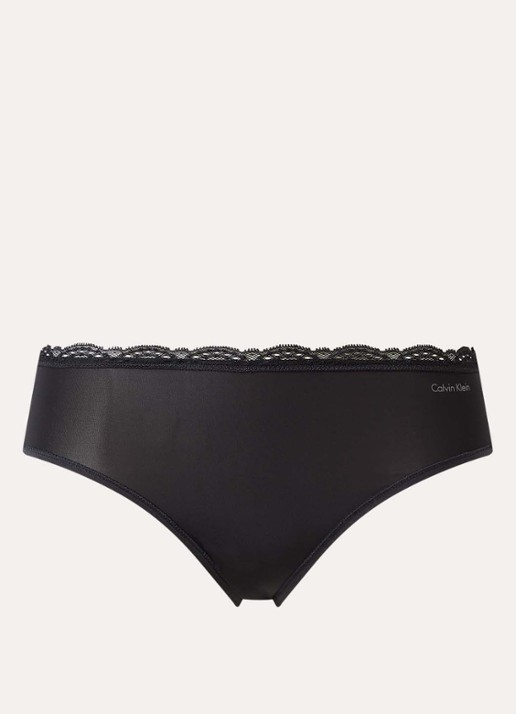 Calvin Klein Hipster met logo - voorkant 5 zwart