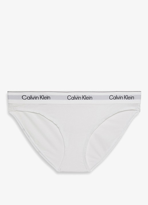 Calvin Klein Hipster met logoband - voorkant wit