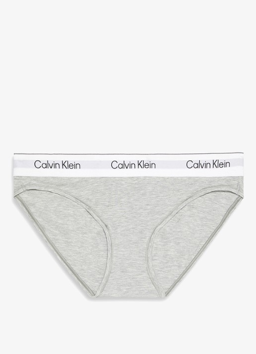 Calvin Klein Hipster met logoband - voorkant grey heather-p7a