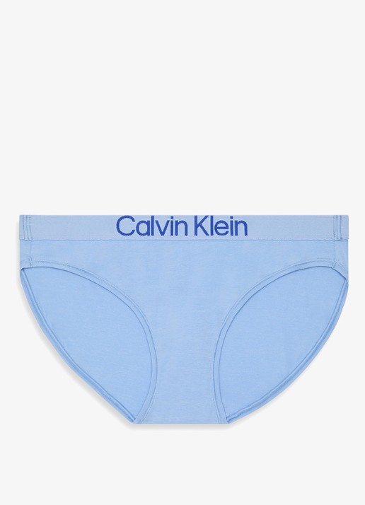 Calvin Klein Hipster met logoband - voorkant 2 blauw