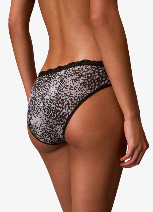 Calvin Klein Hipster met mesh - achterkant 3 animal wave black