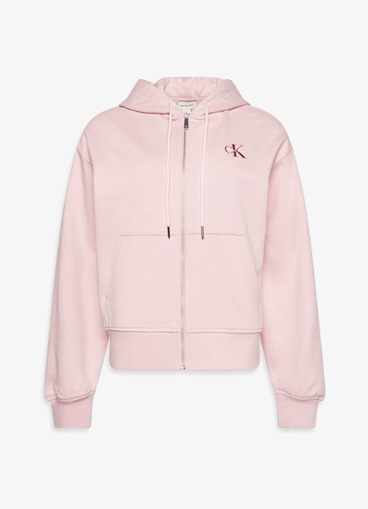 Calvin Klein Hoodie met logo - voorkant 5 roze