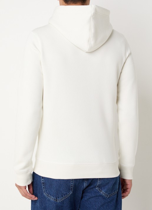 Calvin Klein Hoodie met logoborduring - achterkant 5 gebroken wit