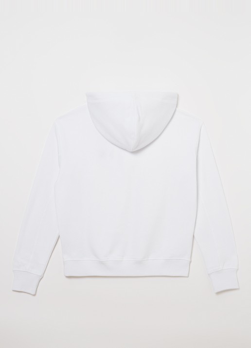 Calvin Klein Hoodie met logoborduring  - voorkant 6 wit